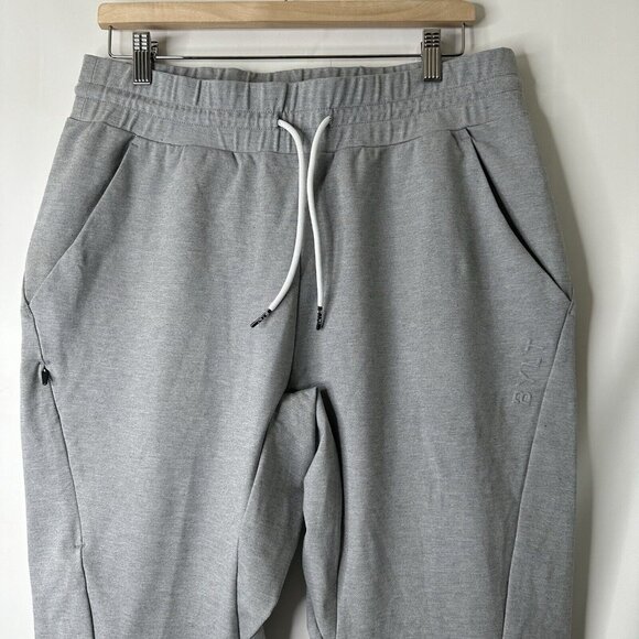 BYLT Men's Premium Basics Active Jogger White Sweatpants Size L Performance - Picture 4 of 12